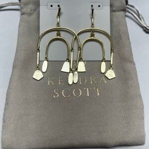 Kendra Scott Gold Arch Earrings